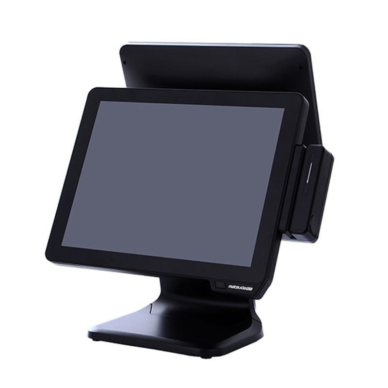PurpleGOLD all-in-one touchscreen POS terminal, front view
