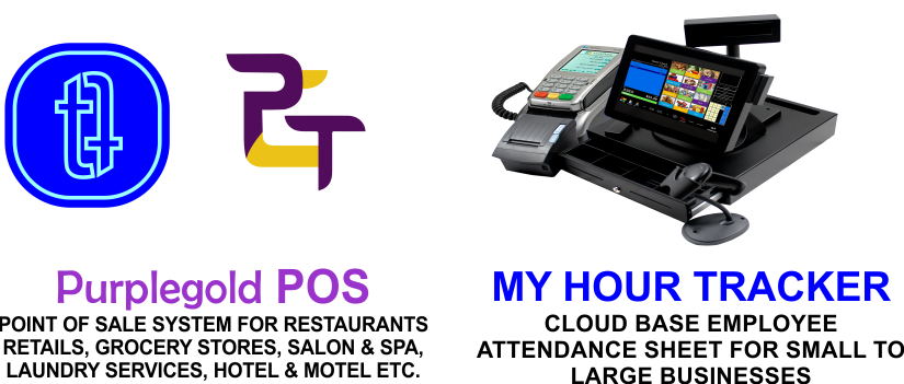 PurpleGOLD POS and My Hour Tracker product family